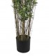 Planta artificial con maceta bambú verde de buena calidad mdmhogar