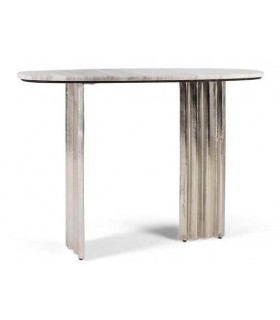 Consola de entrada ovalada diseño elegante y moderno mdmhogar