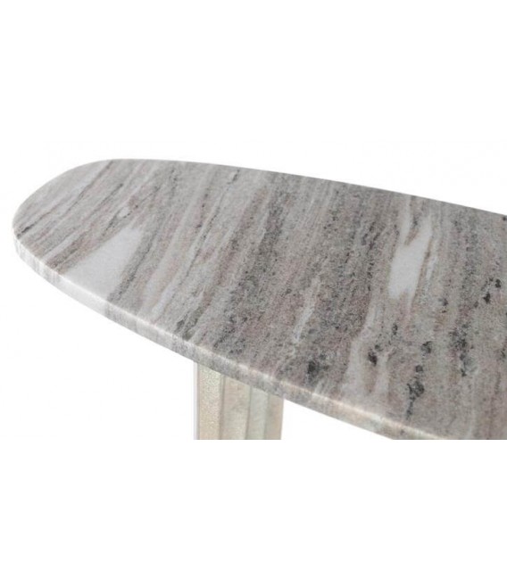 Consola de entrada ovalada diseño elegante y moderno mdmhogar