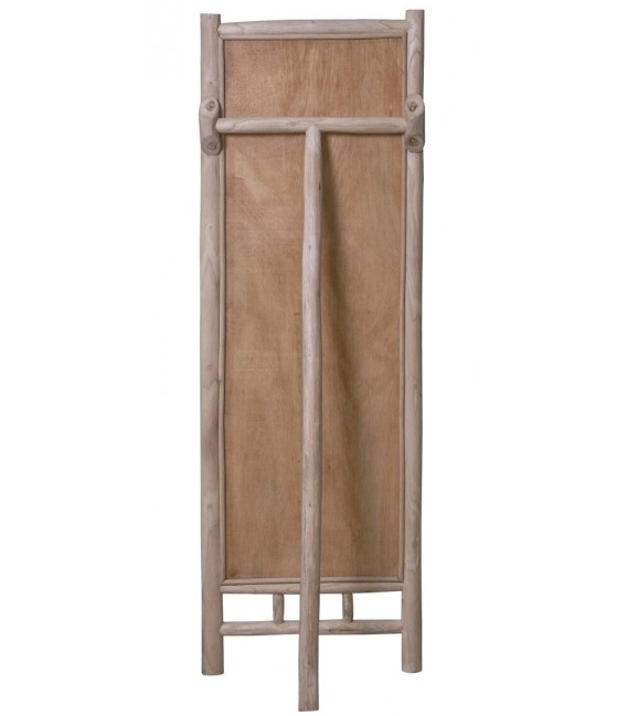 Espejo de pie vestidor madera de teca natural  mdmhogar