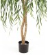 Árbol artificial con maceta alto sauce llorón verde mdmhogar