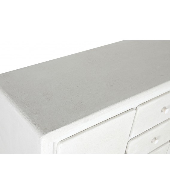 Aparador pequeño madera acabado efecto yeso mdmhogar