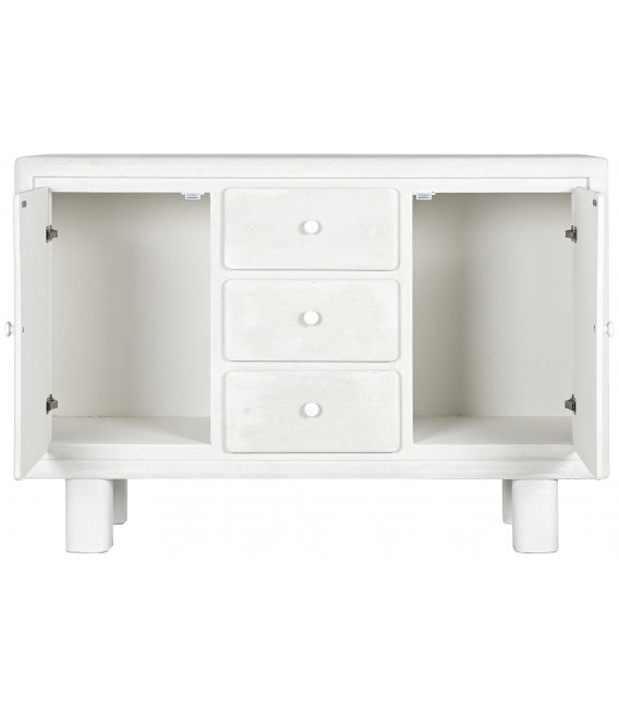 Aparador pequeño madera acabado efecto yeso mdmhogar