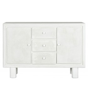 Aparador pequeño madera acabado efecto yeso mdmhogar