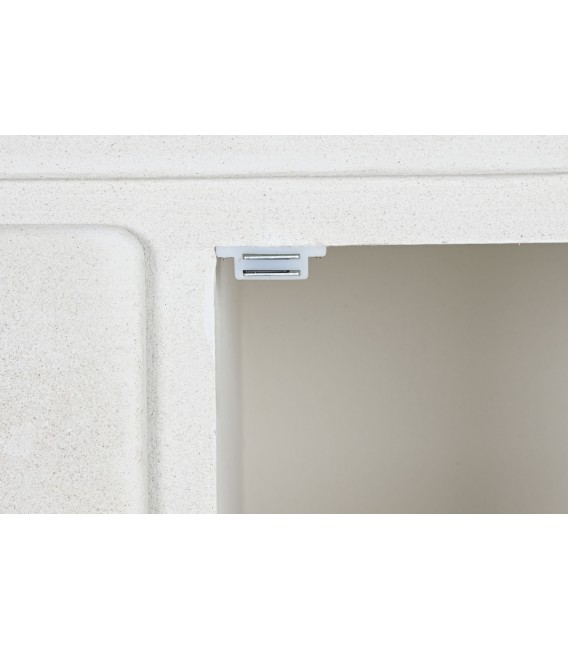 Aparador pequeño madera acabado efecto yeso mdmhogar