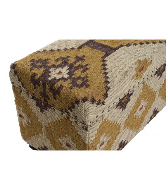 arcón tela tipo kilim tejida en telar mdmhogar