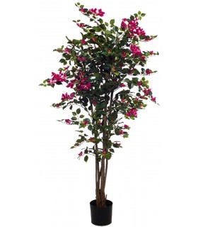 Planta artificial con maceta buganvilla rosa mdmhogar