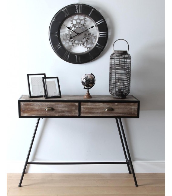 Consola de entrada madera de abeto mdmhogar