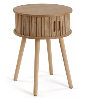 Mesita de noche redonda mdmhogar