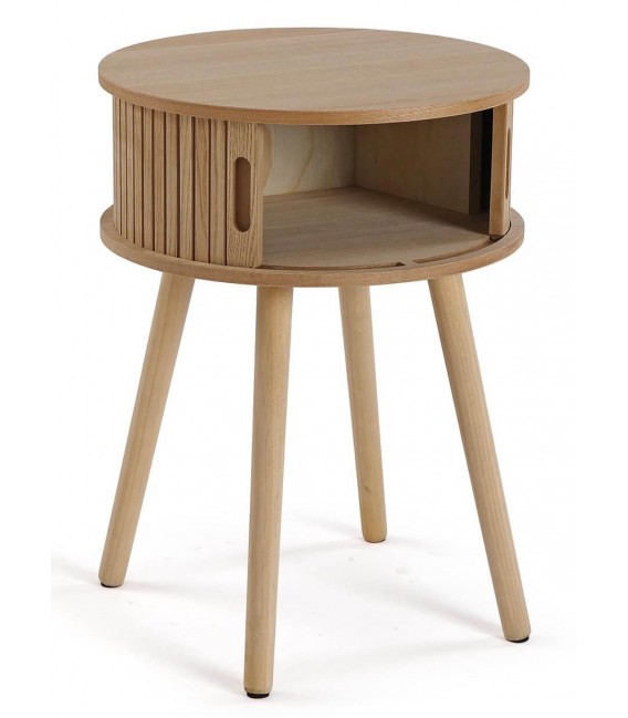 Mesita de noche redonda mdmhogar