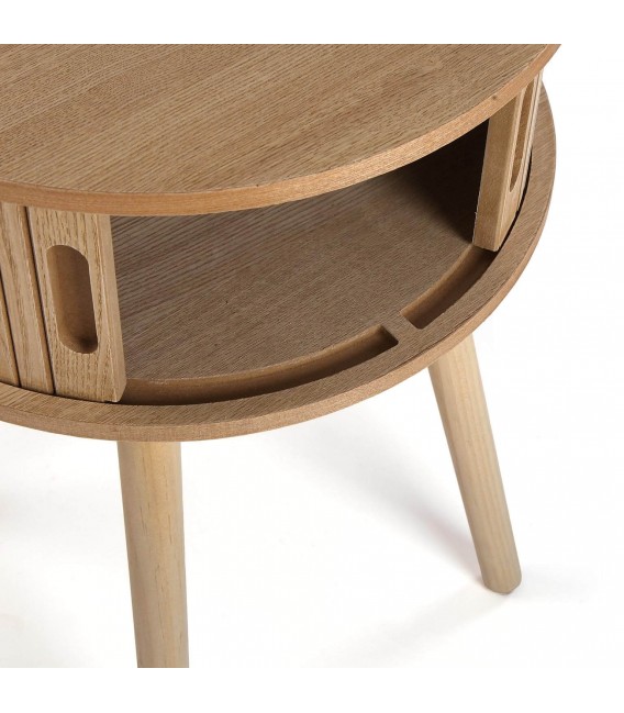 Mesita de noche redonda mdmhogar