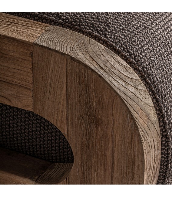 Tumbona madera de teca natural reciclada mdmhogar