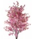 Planta artificial alta con maceta almendro rosa mdmhogar