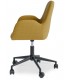 Silla de oficina moderna y funcional color mostaza mdmhogar