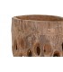 Jarrón grande tronco de madera mdmhogar
