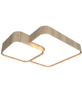 Plafón original en metal imitación madera mdmhogar