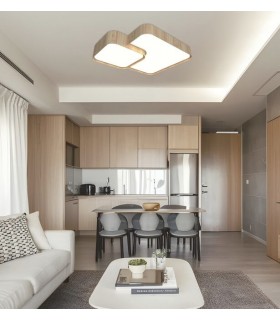 Plafón original en metal imitación madera mdmhogar