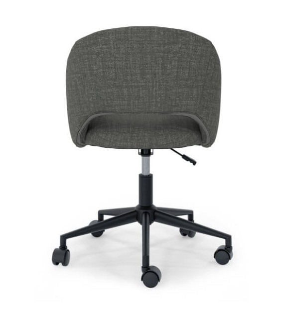 Silla de oficina gris cómoda mdmhogar