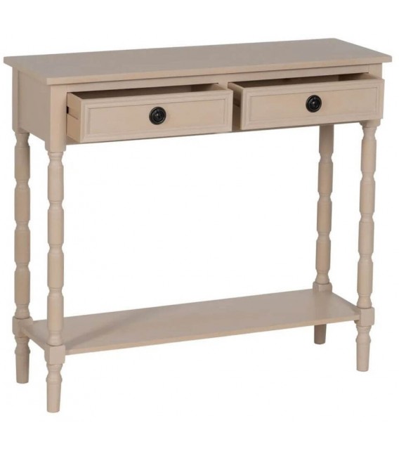 Consola de entrada madera de pino mdmhogar