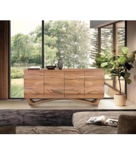 Aparador de 4 puertas fabricado en madera maciza