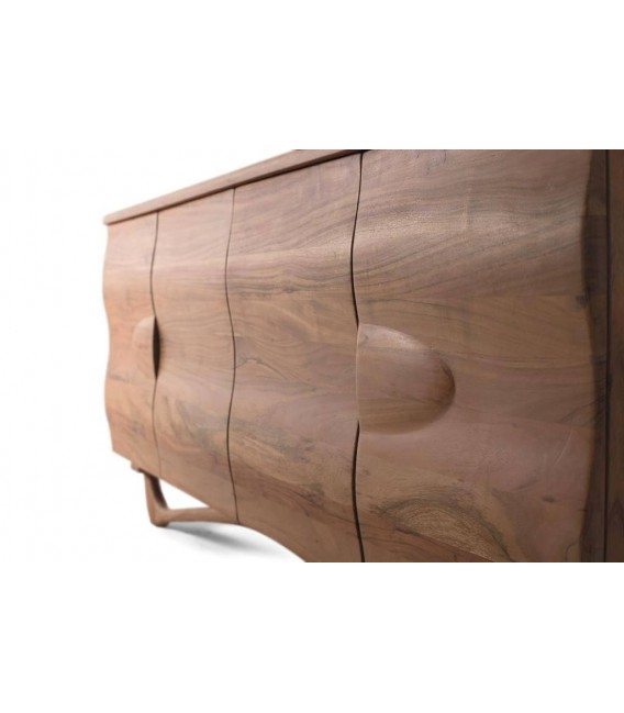 Aparador de 4 puertas fabricado en madera maciza