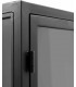 Vitrina baja metal negro mdmhogar