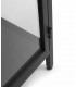 Vitrina baja metal negro mdmhogar