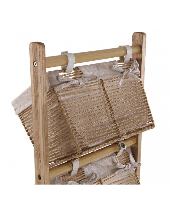 Mueble organizativo para el cuarto de baño 3 cestas mdmhogar