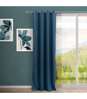 Cortina opaca para barra terciopelo mdmhogar