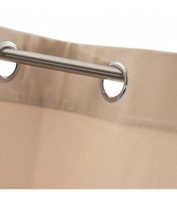 Cortina opaca para barra microfibra mdmhogar