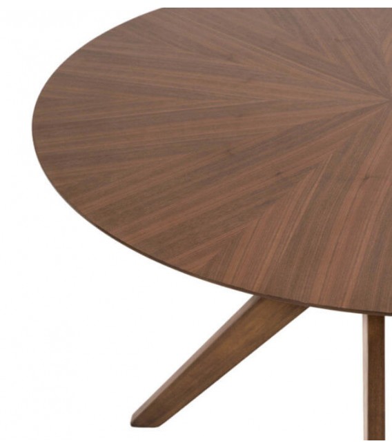 Mesa de comedor redonda pequeña mdmhogar