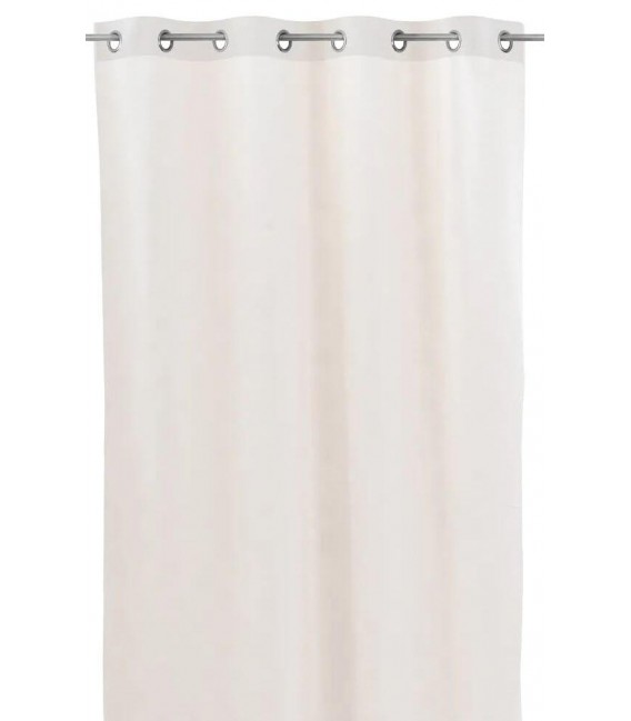 Cortina opaca para barra loneta labrada mdmhogar