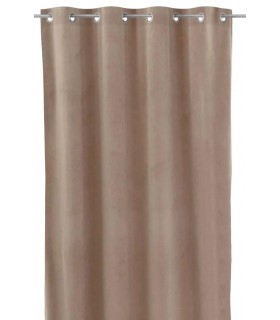 Cortina opaca para barra loneta labrada mdmhogar