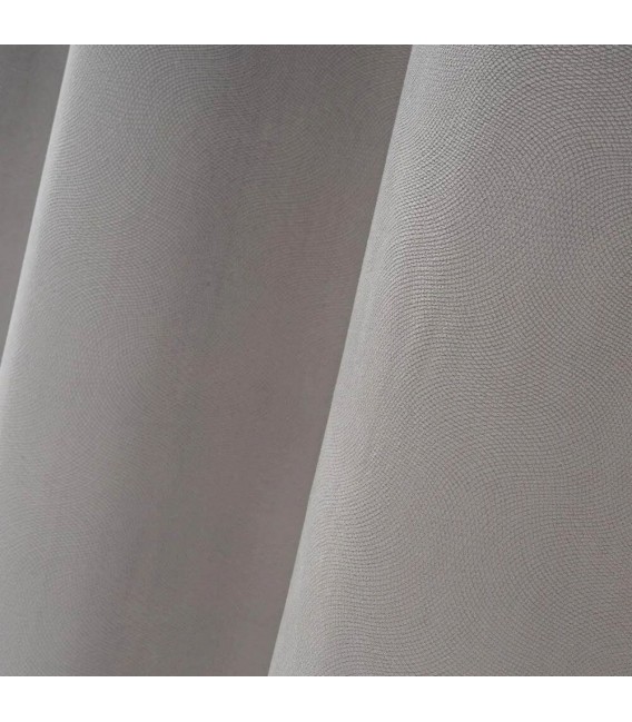 Cortina opaca para barra loneta labrada mdmhogar