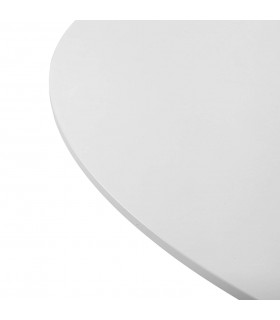Mesa de comedor redonda grande blanca mdmhogar