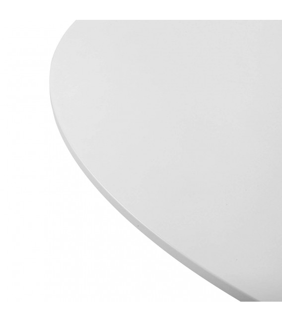 Mesa de comedor redonda grande blanca mdmhogar