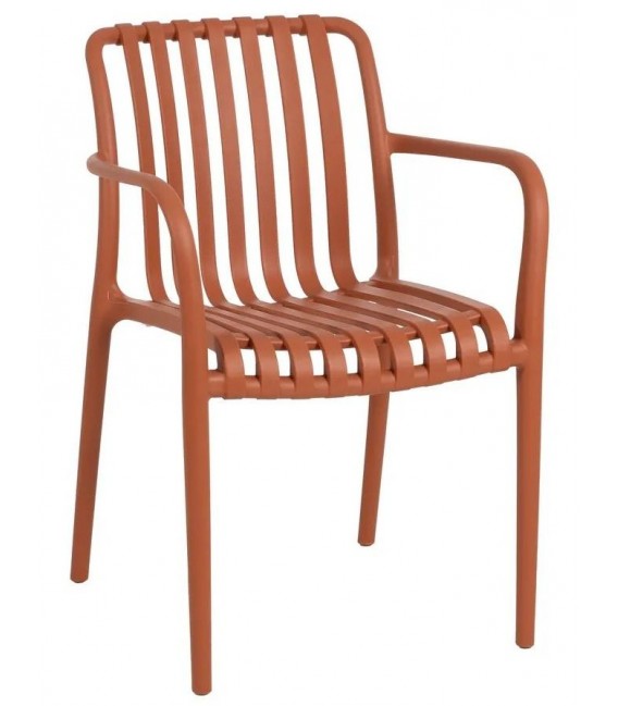 Sillón de comedor cómodo de polipropileno apilable mdmhogar