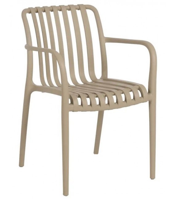 Sillón de comedor cómodo de polipropileno mdmhogar