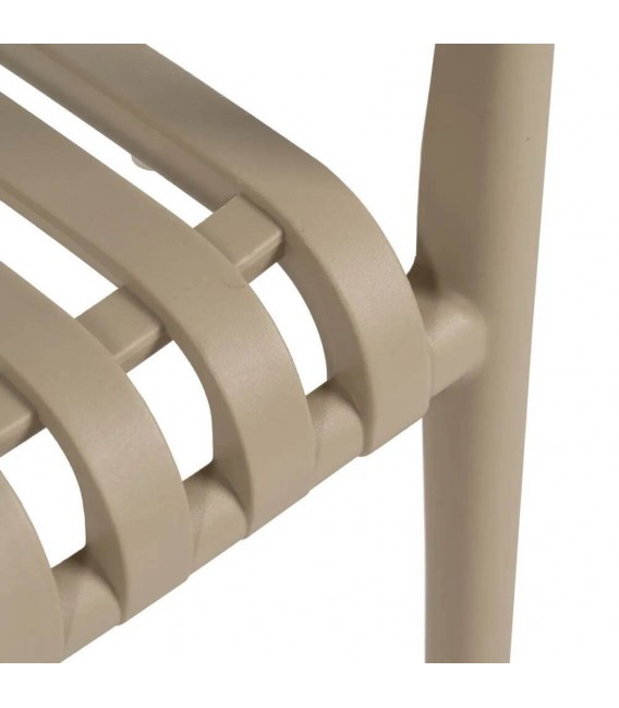 Sillón de comedor cómodo de polipropileno mdmhogar