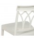 Silla cómoda de polipropileno apilable color blanco mdmhogar
