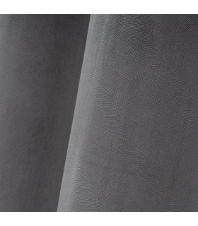 CORTINA 140 X 260 MACLE LONETA LABRADA GRIS OSCURO