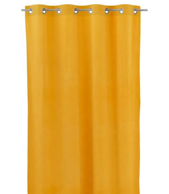 Cortina opaca para barra loneta labrada mdmhogar