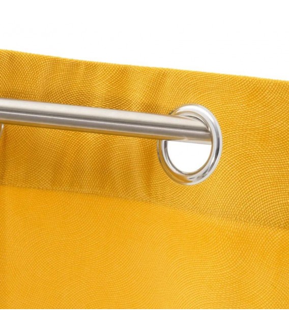 Cortina opaca para barra loneta labrada mdmhogar