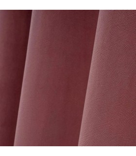 Cortina opaca para barra loneta labrada color malva mdmhogar