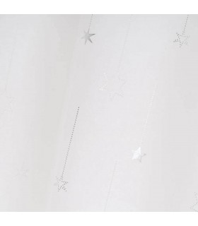 Visillo para barra semitransparente blanco mdmhogar