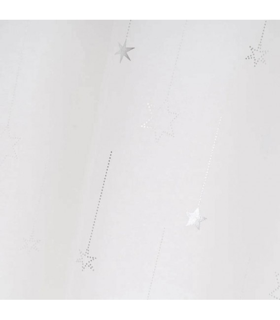 Visillo para barra semitransparente blanco mdmhogar