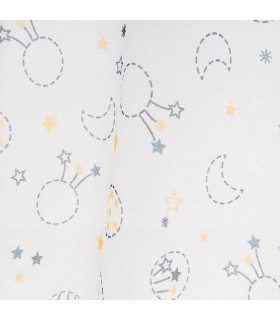 Visillo para barra semitransparente blanco impreso mdmhogar