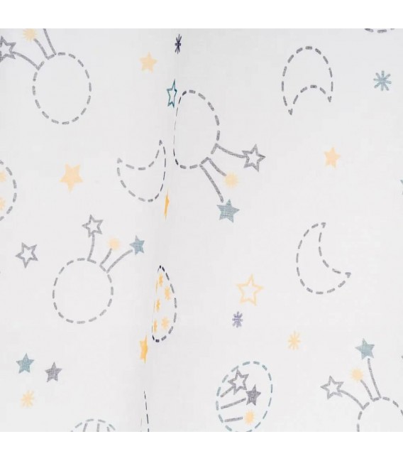 Visillo para barra semitransparente blanco impreso mdmhogar