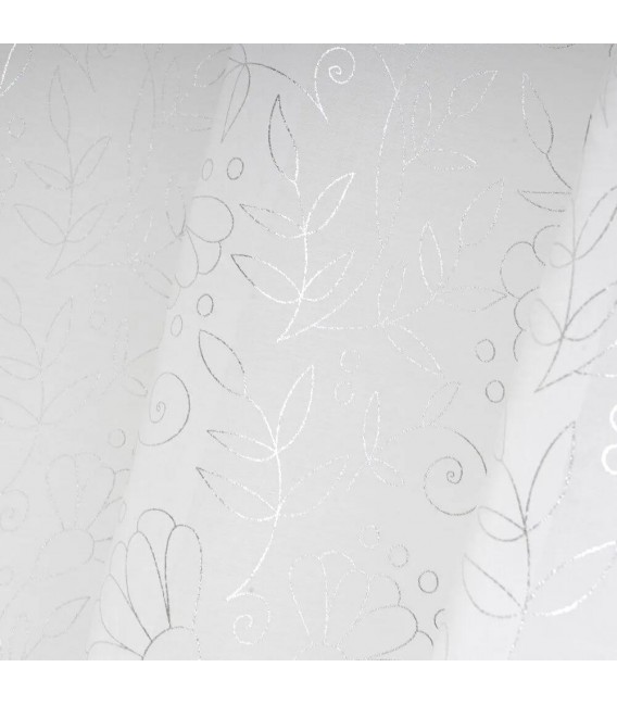 Visillo para barra semitransparente color blanco mdmhogar