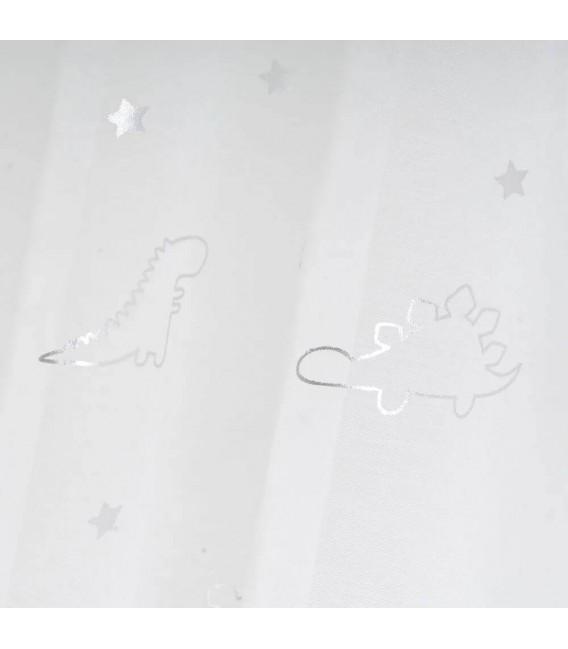 Visillo para barra semitransparente color blanco mdmhogar